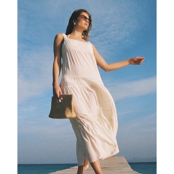 J.Crew NWT Airy gauze tiered maxi dress - Picture 2 of 8